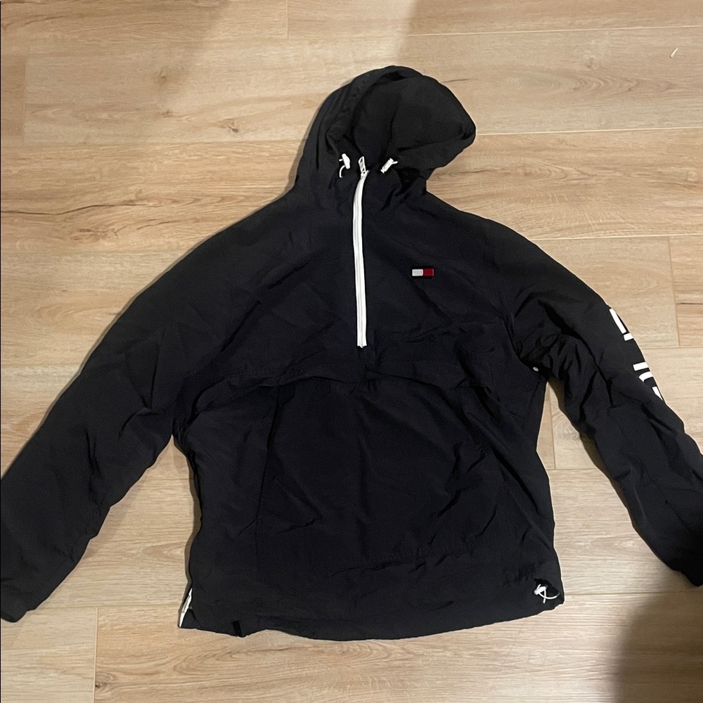 Tommy Hilfiger Black Windbreaker Jacket